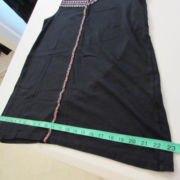 J Jill Embroidered Dipped Hem Knit Tank Cotton Blend XS - Picture 12 of 14